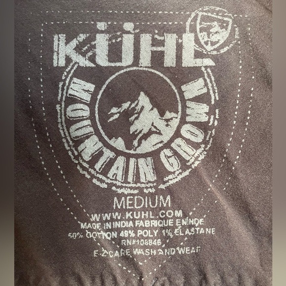 Kuhl men’s EZ Care button down shirt size M - Picture 3 of 3